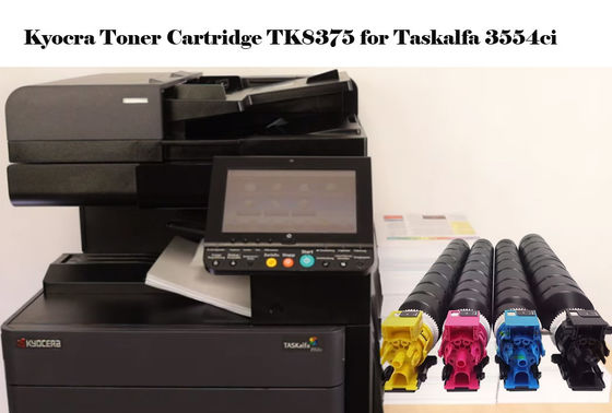 Kit di cartucce toner di ricambio TK8375 compatibili per Kyocera TASKalfa 3554 ci