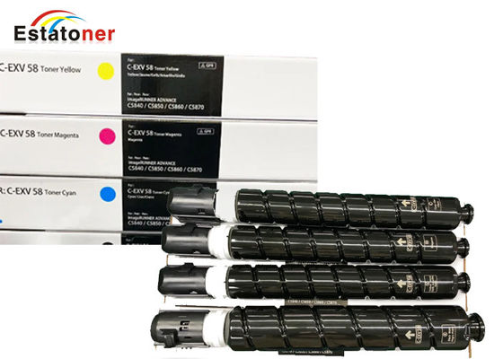 Canon C-EXV58 CMYK Multipack Set completo di 4 cartucce per toner per fotocopiatrici