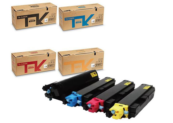 Kyocera TK-5280 Set di cartucce toner originali nero e colore (4 pezzi) per stampante Ecosys M6635cidn