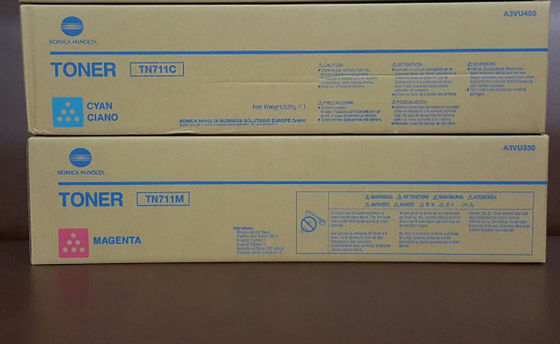 TN711K Cartuccia toner Konica Minolta Nero 47.2K per BizHub C654, C754, Pro C754