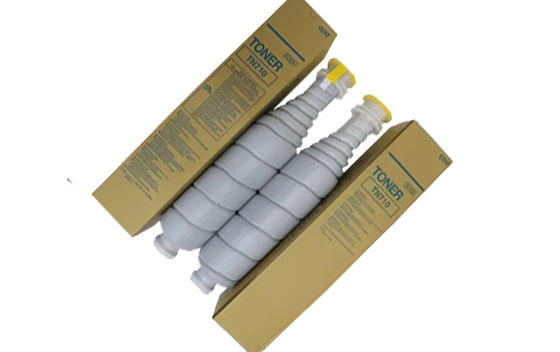 Toner Konica Minolta Bizhub 601 TN - 710 con tappo superiore giallo