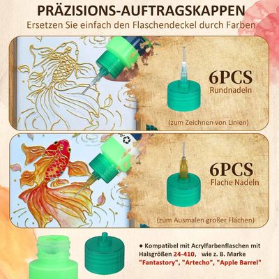 Set di pennelli di precisione per modellismo, dettagli e pittura per modelli in scala