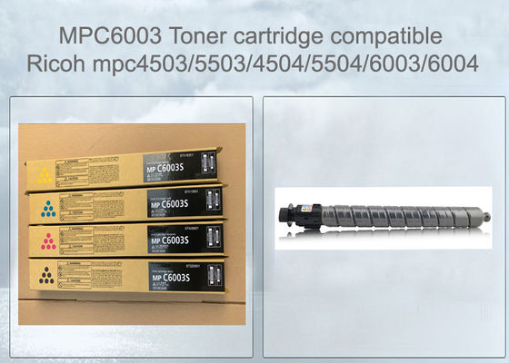 Cartuccia del toner della stampante del mp C6003 Cymk compatibile per Mpc4503 con il chip