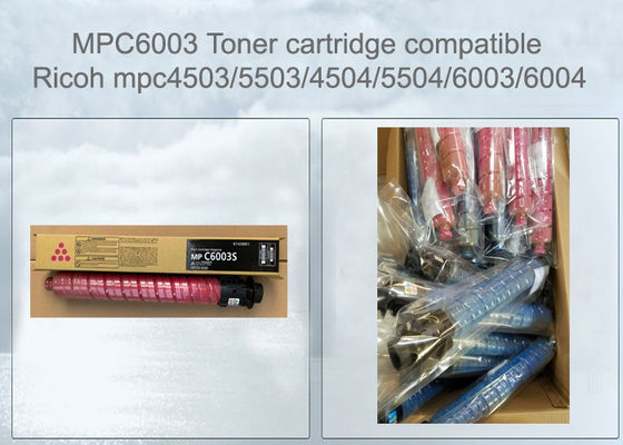 Cartuccia del toner della stampante del mp C6003 Cymk compatibile per Mpc4503 con il chip