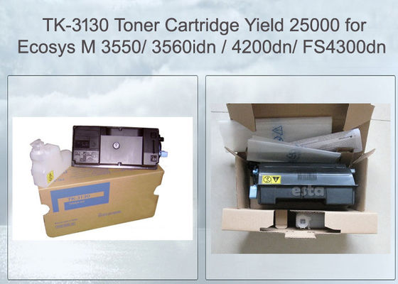 Toner Kyocera Ecosys FS4200 Laser Nero TK3130 Alto Rendimento 25000P
